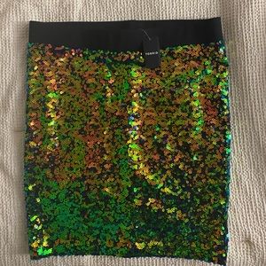 Sequin pencil skirt